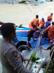 Bus Sriwijaya Masuk Jurang Di Pagaralam, 25 Orang Meninggal Dunia